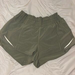 Lululemon Athletica Dark Green Women's Athletic Shorts